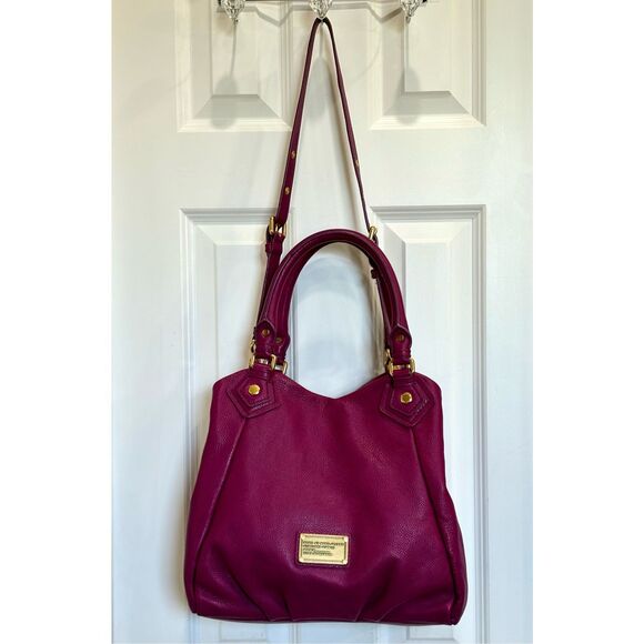MARC by MARC JACOBS - Classic Q Fran Satchel/Shoulder Bag/Magenta Pebble Leather - Picture 15 of 16